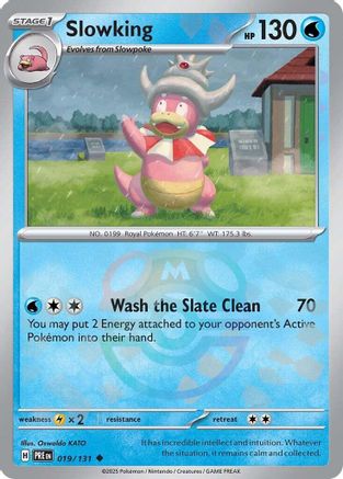 Slowking (Master Ball Pattern) 019  - Holofoil SV Prismatic Evolutions - Uncommon
