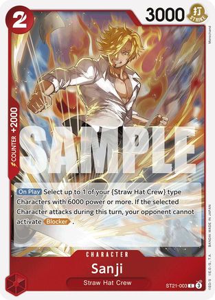 Sanji (ST21-003) - Starter Deck EX: Gear 5 Foil
