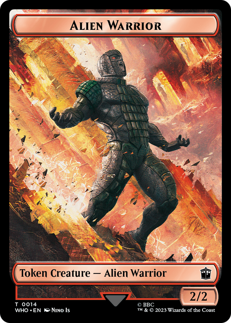 Alien Warrior (TWHO-014) - Doctor Who Tokens