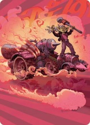 Burner Rocket Art Card [Aetherdrift Art Series]