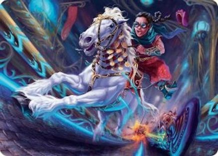 Gilded Ghoda Art Card [Aetherdrift Art Series]