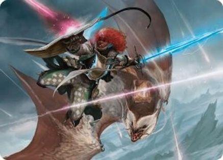 Caradora, Heart of Alacria Art Card (14/54) [Aetherdrift Art Series]