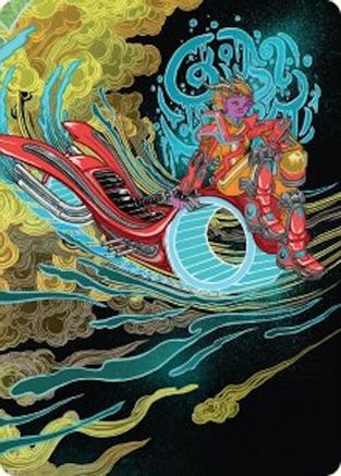 Cloudspire Skycycle Art Card [Aetherdrift Art Series]