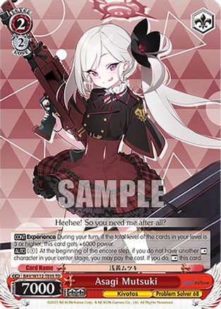 Asagi Mutsuki (BAV/W112-TE05 TD) - Blue Archive