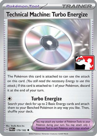 Technical Machine: Turbo Energize 179  - Holofoil Prize Pack Series Cards - Uncommon
