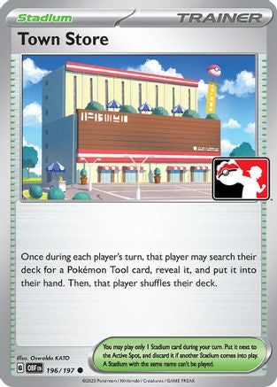 Town Store 196  - Holofoil Prize Pack Series Cards - Common