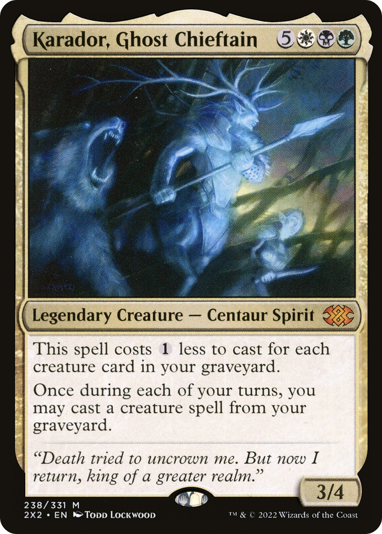 Karador, Ghost Chieftain [Double Masters 2022]