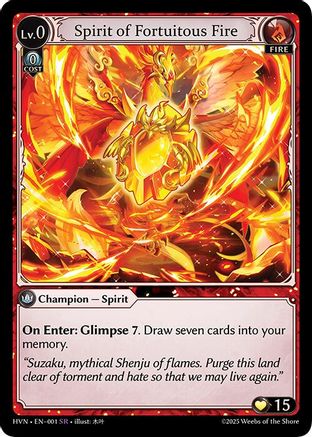 Spirit of Fortuitous Fire (001) - Abyssal Heaven