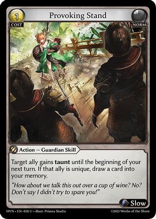 Provoking Stand (058) - Abyssal Heaven Foil