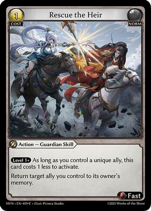 Rescue the Heir (059) - Abyssal Heaven Foil