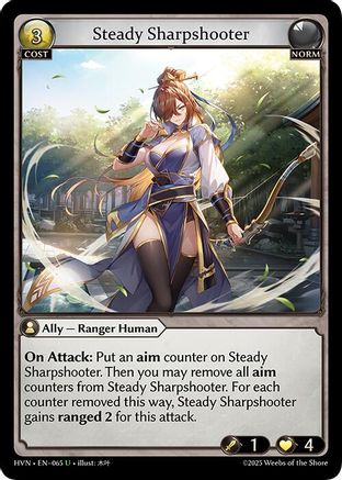Steady Sharpshooter (065) - Abyssal Heaven Foil