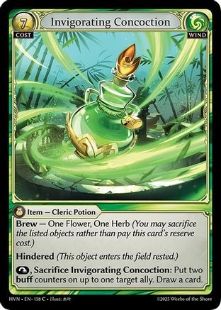 Invigorating Concoction (158) - Abyssal Heaven Foil