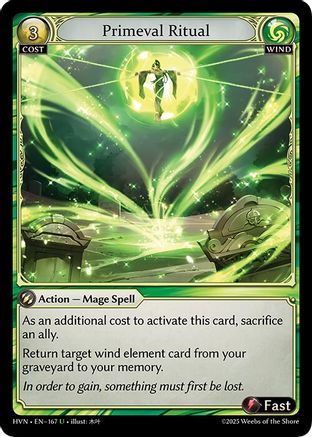Primeval Ritual (167) - Abyssal Heaven Foil
