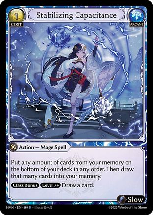 Stabilizing Capacitance (189) - Abyssal Heaven Foil