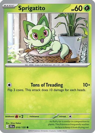 Sprigatito 016  SV09 Journey Together - Common