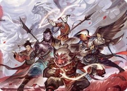 Will of the Jeskai Art Card (54/54) [Tarkir: Dragonstorm Art Series]