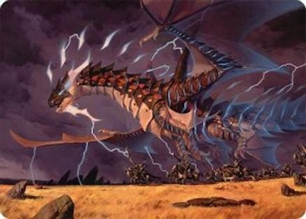 Neriv, Heart of the Storm Art Card (25/54) [Tarkir: Dragonstorm Art Series]