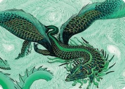 Teval, Arbiter of Virtue Art Card (38/54) [Tarkir: Dragonstorm Art Series]