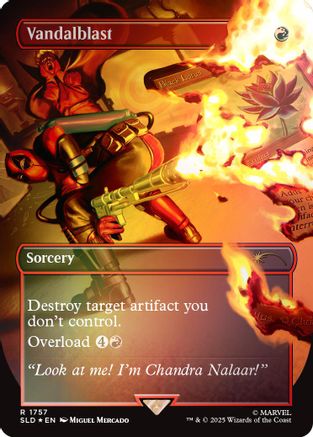 Vandalblast (1757) (Rainbow Foil) [Secret Lair Drop Series]