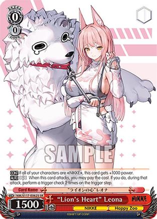 "Lion's Heart" Leona (SR) (NIK/S117-E062S SR) - GODDESS OF VICTORY: NIKKE