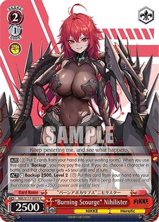 "Burning Scourge" Nihilister (NIK/S117-E077 C) - GODDESS OF VICTORY: NIKKE