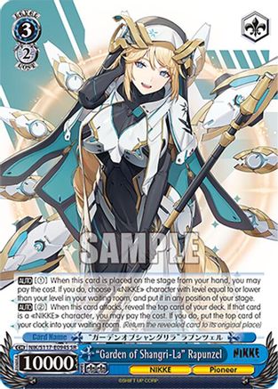 "Garden of Shangri-La" Rapunzel (SR) (NIK/S117-E094S SR) - GODDESS OF VICTORY: NIKKE