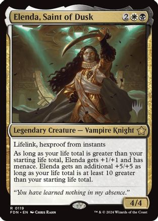 Elenda, Saint of Dusk (Promo Pack) [Aetherdrift Promos]