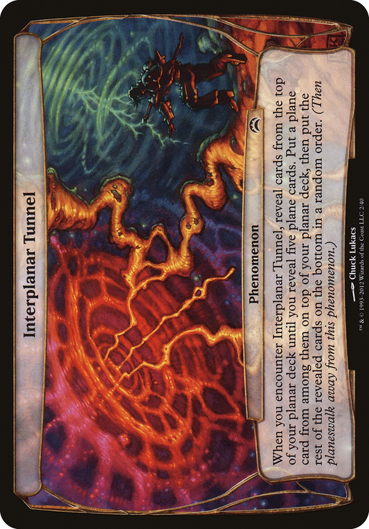 Interplanar Tunnel (OVER-002) - Planechase 2012 Planes Foil
