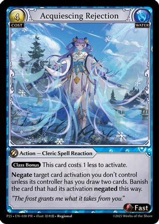 Acquiescing Rejection (030) - Promotional Cards Foil