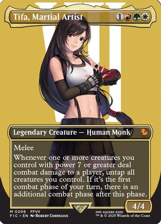Tifa, Martial Artist (Borderless) [FINAL FANTASY Commander]