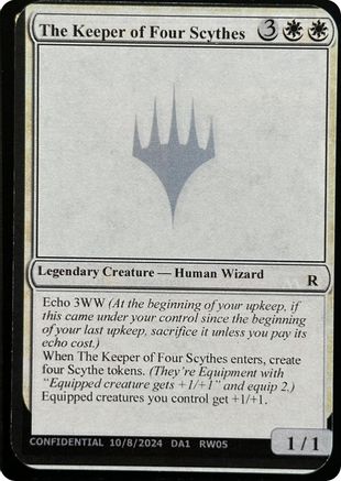 The Keeper of Four Scythes [Unknown Event]