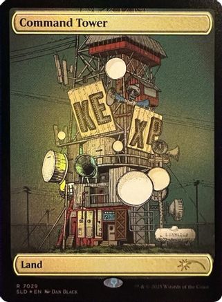 Command Tower (7029) (Rainbow Foil) [Secret Lair Drop Series]