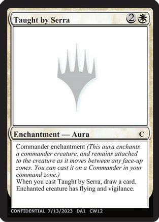 Taught by Serra [Unknown Event]