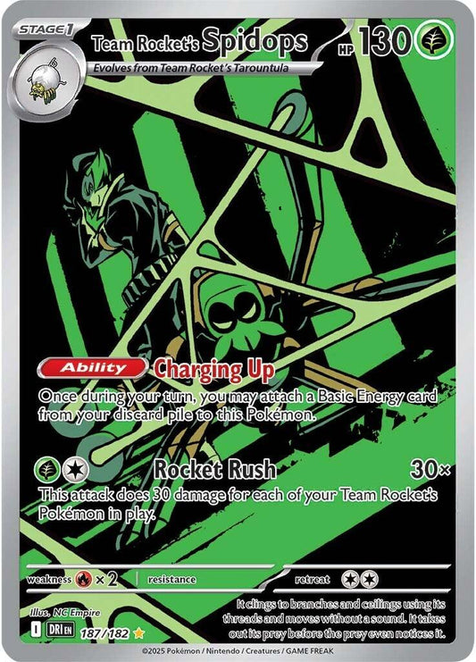 Team Rocket's Spidops (187/182) [Scarlet & Violet: Destined Rivals]