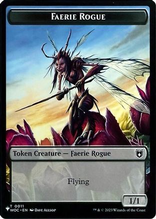 Faerie Rogue // Ox Double-Sided Token [The List]