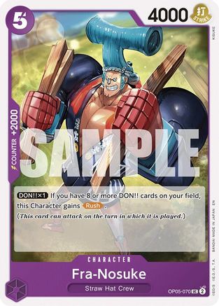 Fra-Nosuke (Reprint) (OP05-070) - Starter Deck 26: PURPLE/BLACK Monkey.D.Luffy