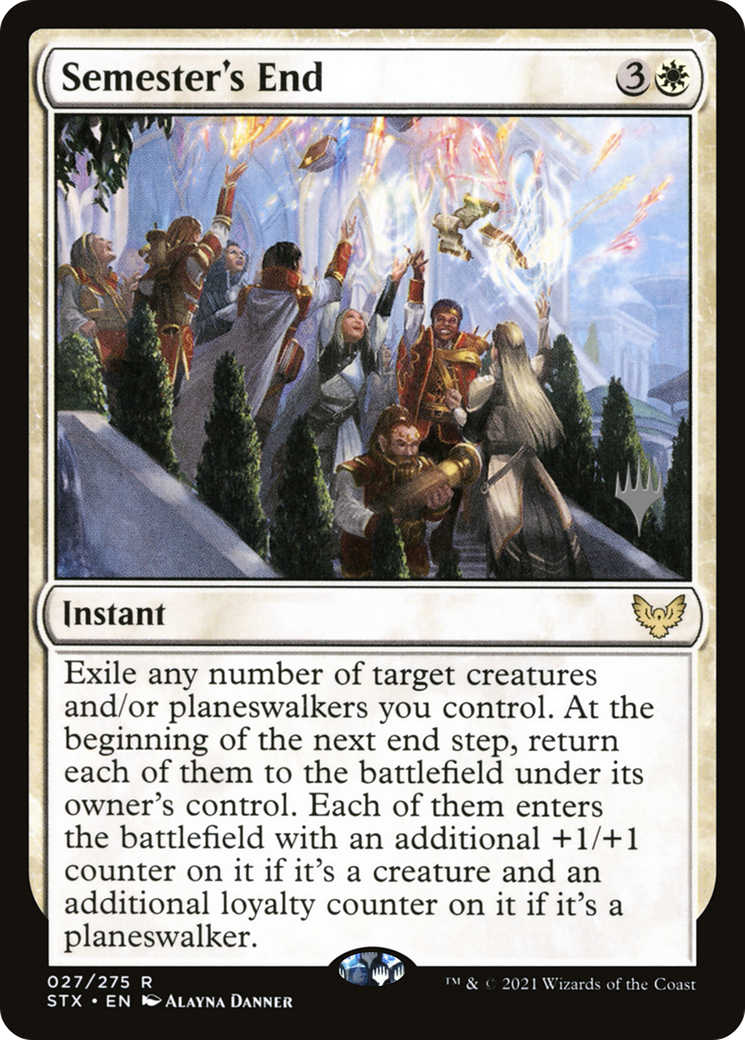 Semester's End (Promo Pack) [Strixhaven: School of Mages Promos]