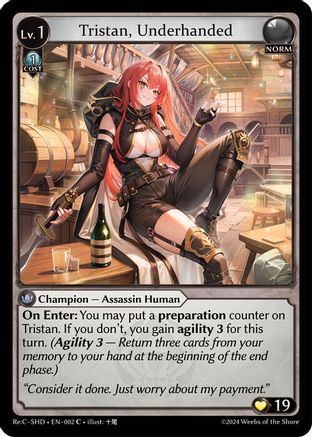 Tristan, Underhanded (002) - Tristan Shadowdancer ReCollection Lite