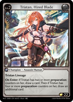 Tristan, Hired Blade (003) - Tristan Shadowdancer ReCollection Lite