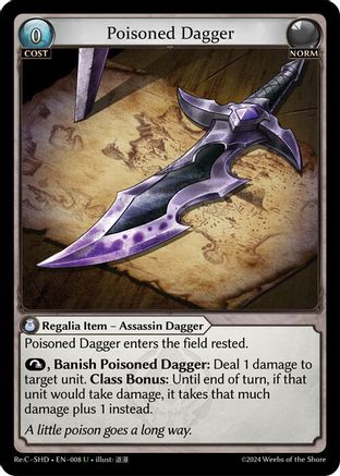 Poisoned Dagger (008) - Tristan Shadowdancer ReCollection Lite