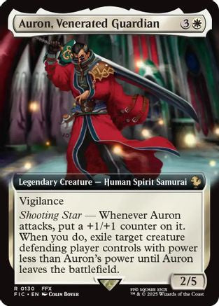 Auron, Venerated Guardian (Extended Art) [FINAL FANTASY Commander]