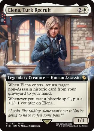Elena, Turk Recruit (Extended Art) [FINAL FANTASY Commander]