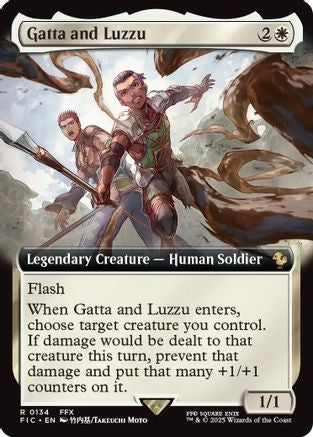 Gatta and Luzzu (Extended Art) [FINAL FANTASY Commander]