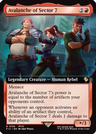 Avalanche of Sector 7 (Extended Art) [FINAL FANTASY Commander]