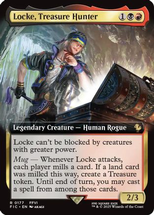 Locke, Treasure Hunter (Extended Art) [FINAL FANTASY Commander]