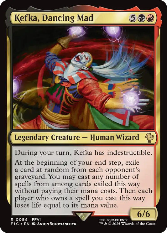 Kefka, Dancing Mad (Surge Foil) [FINAL FANTASY Commander]