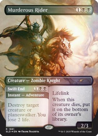 Murderous Rider (1981) (Rainbow Foil) [Secret Lair Drop Series]