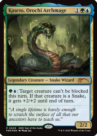Kaseto, Orochi Archmage (Year of the Snake 2025) [Standard Showdown Promos]