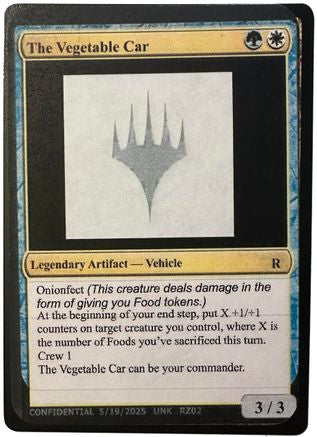 The Vegetable Car [Unknown Event]