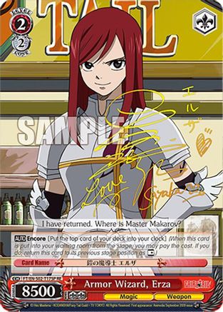 Armor Wizard, Erza (SP) (FT/EN-S02-T17SP SP RE) - Fairy Tail Chronicle Set